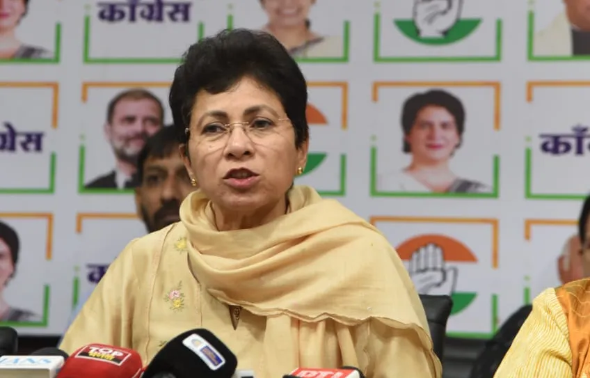 कुमारी सैलजा ने हरियाणा में बिगड़ती कानून-व्यवस्था पर जताई चिंता, बोलीं-गांव हो या शहर, कहीं पर भी सुरक्षित नहीं महिलाएं